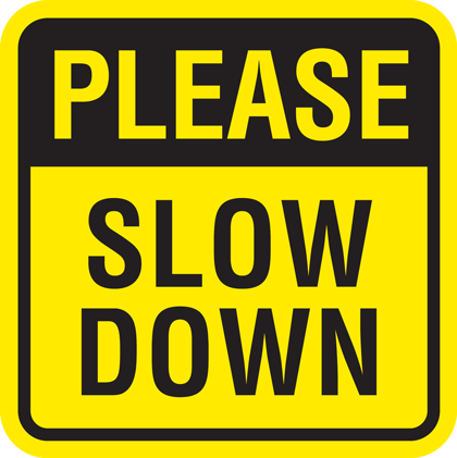 slow down school zone - Clip Art Library