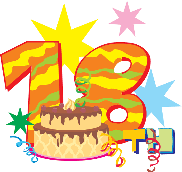 Free 18th Birthday Cliparts, Download Free 18th Birthday Cliparts png