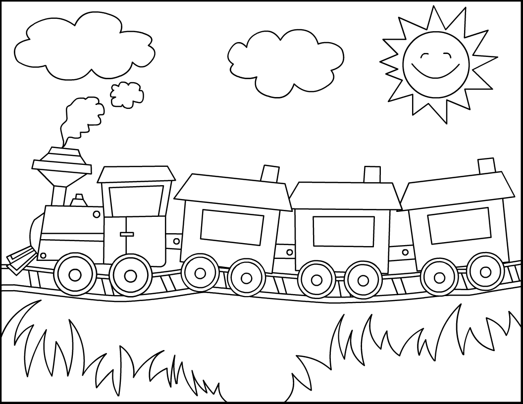 alphabet train clipart black and white Clip Art Library