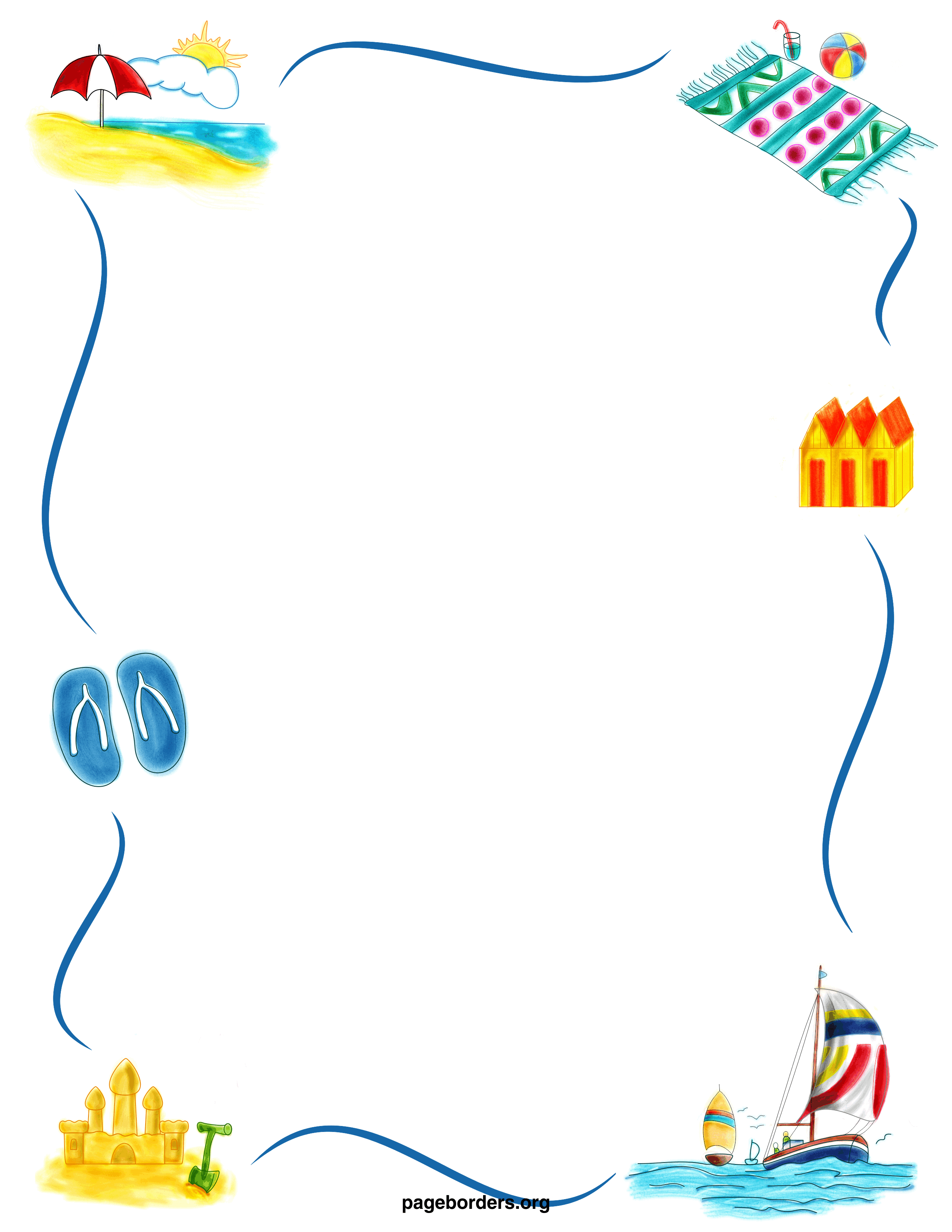 Beach Themes Clipart Find the Perfect Image for Your Summer Projects