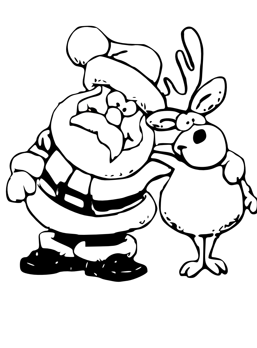 Free Reindeer Cliparts Black, Download Free Reindeer Cliparts Black png