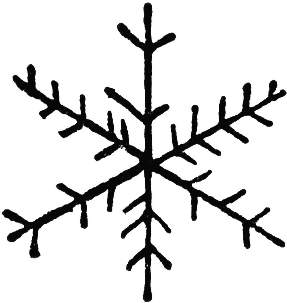Free Snowflake Black Cliparts, Download Free Clip Art