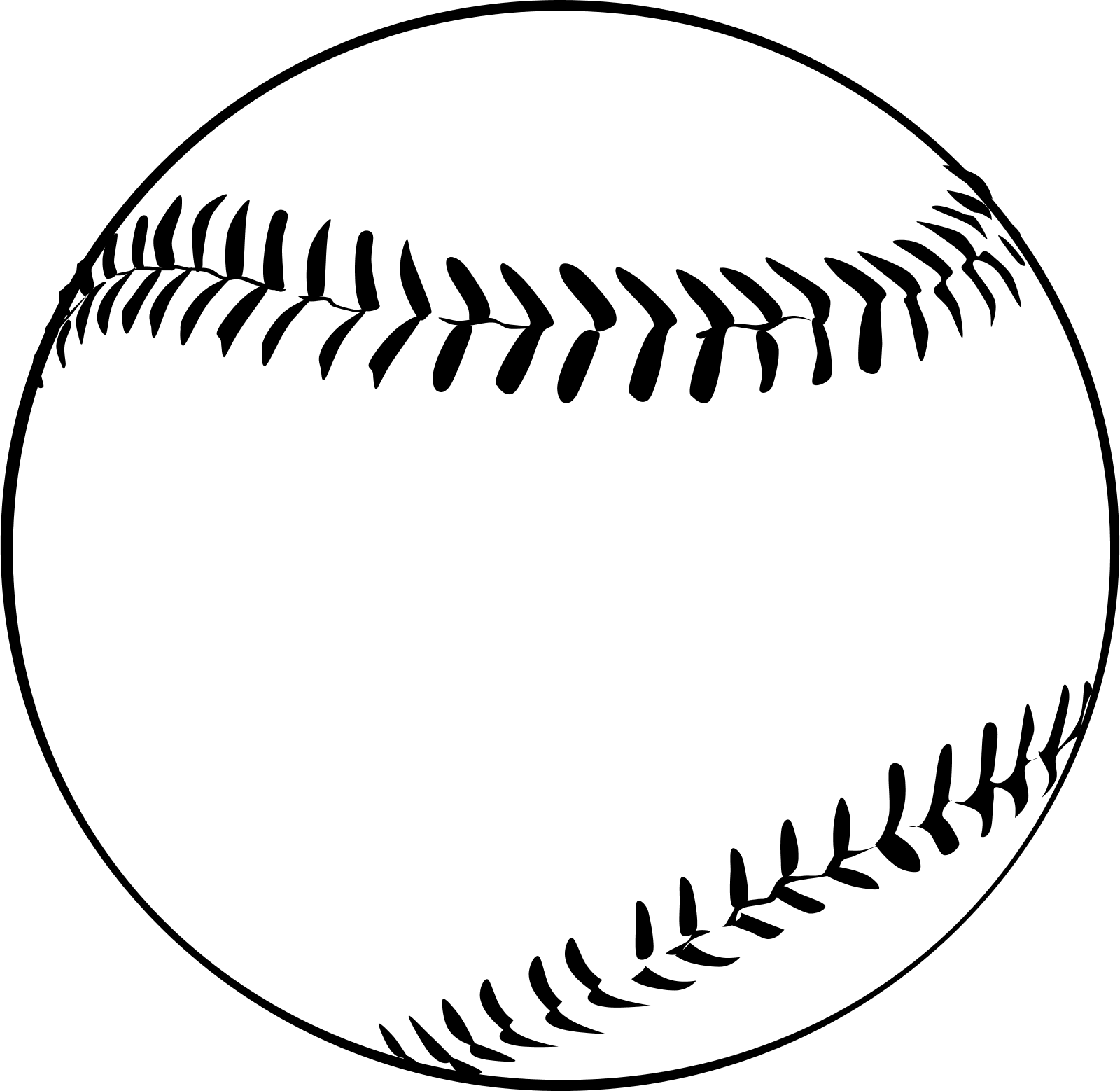 Softball Clipart Black And White Clip Art Library