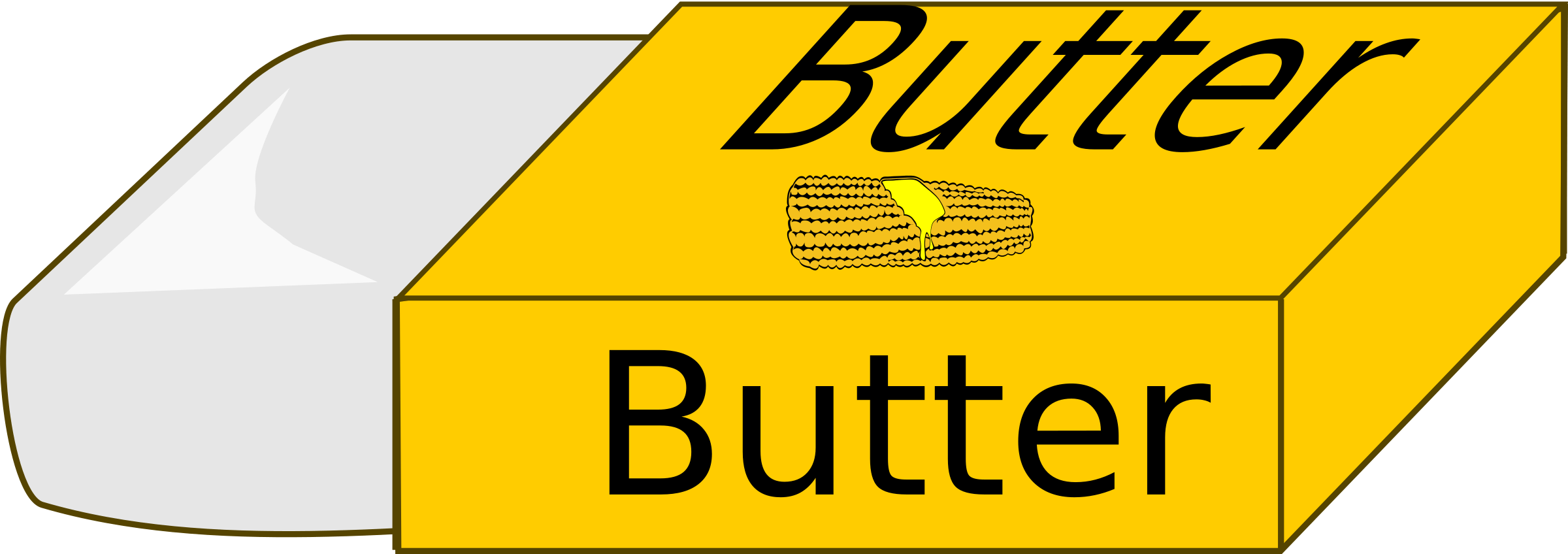 clip art pic of butter Clip Art Library