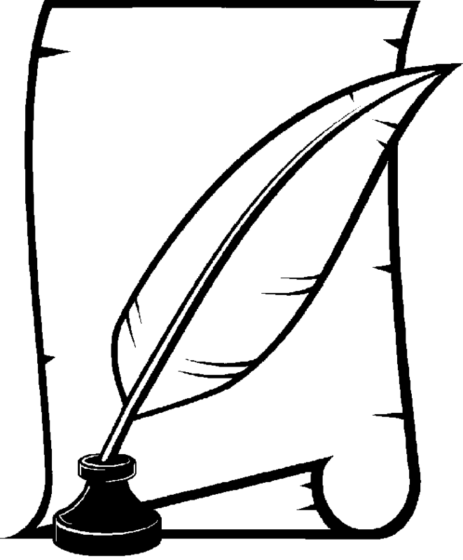 Free White Quill Cliparts, Download Free White Quill Cliparts png