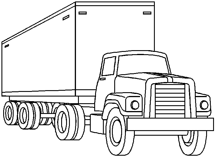 Free Truck Black And White Clipart, Download Free Truck Black And White