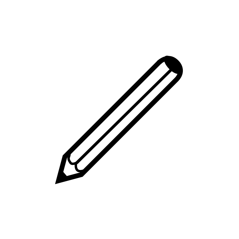 Free Pencil Cliparts Black, Download Free Pencil Cliparts Black png