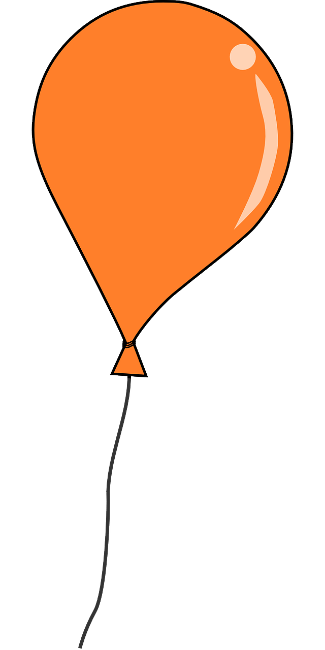 Free Orange Balloon Cliparts, Download Free Orange Balloon Cliparts png