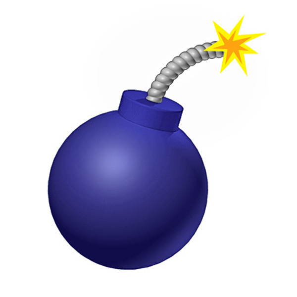 Add Explosive Fun to Your Designs with Bomb Cartoon Cliparts