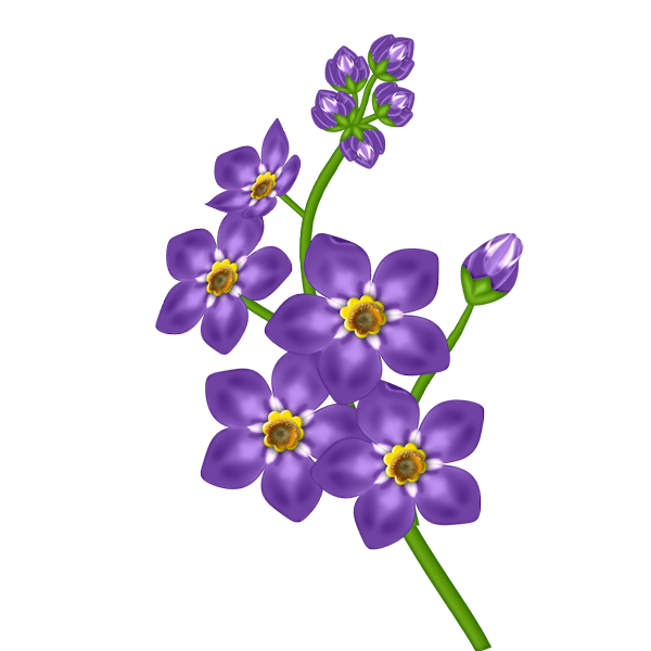 Free Violet Flower Cliparts, Download Free Violet Flower Cliparts png