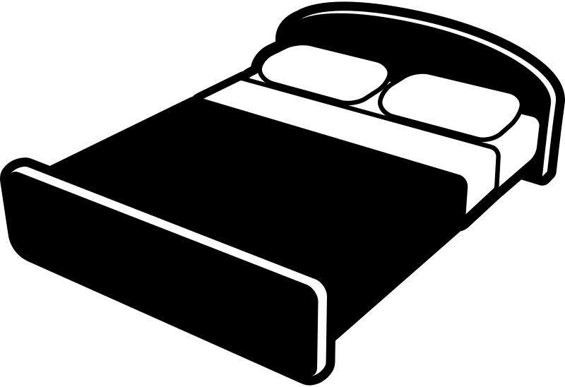 Free Bed Cartoon Black And White, Download Free Bed Cartoon Black And