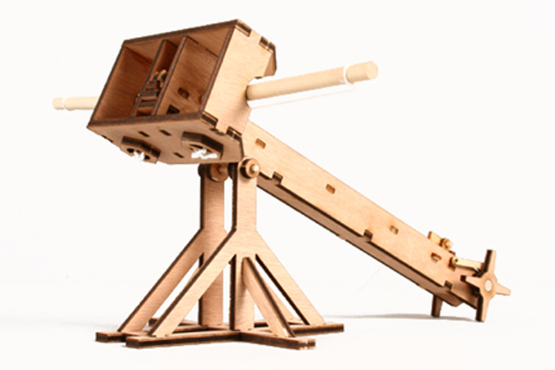 Ballista Catapult Side View