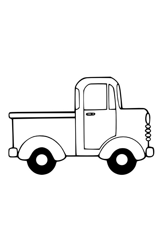 white van cartoon front Clip Art Library