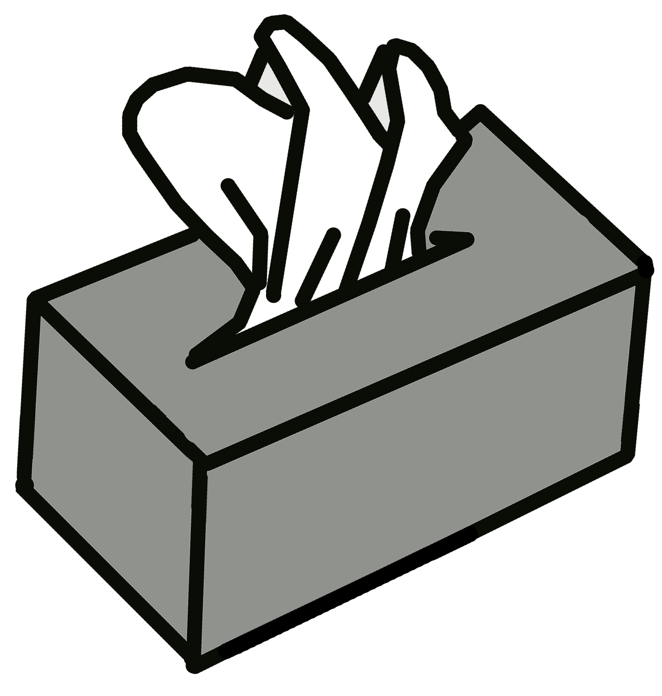 Free Tissue Box Clipart Black And White, Download Free Tissue Box