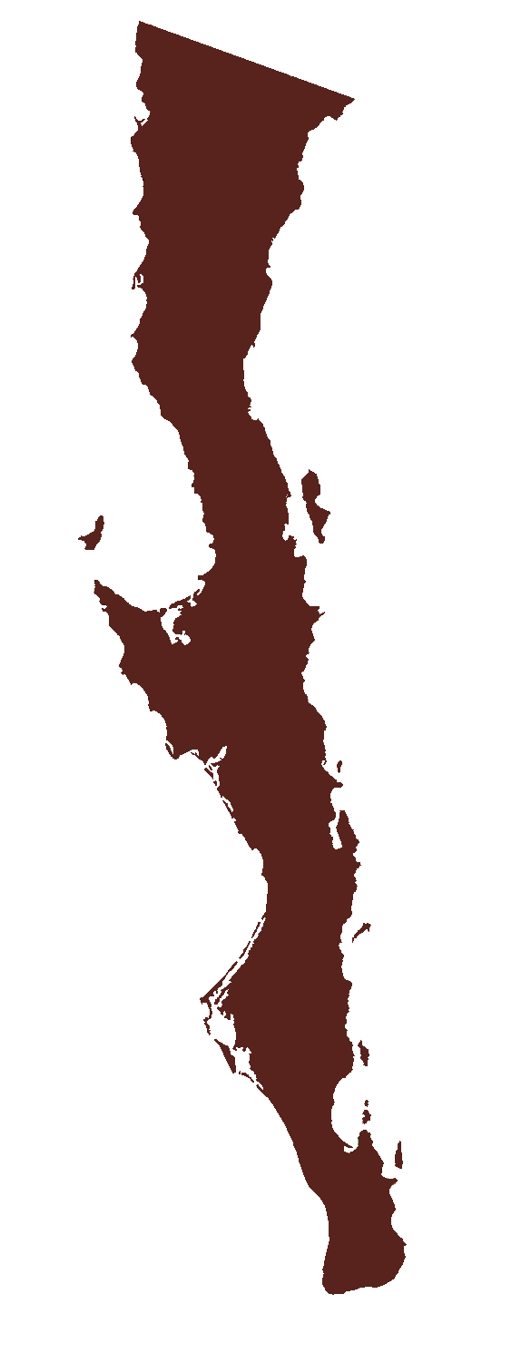 Baja california map hi-res stock photograph…