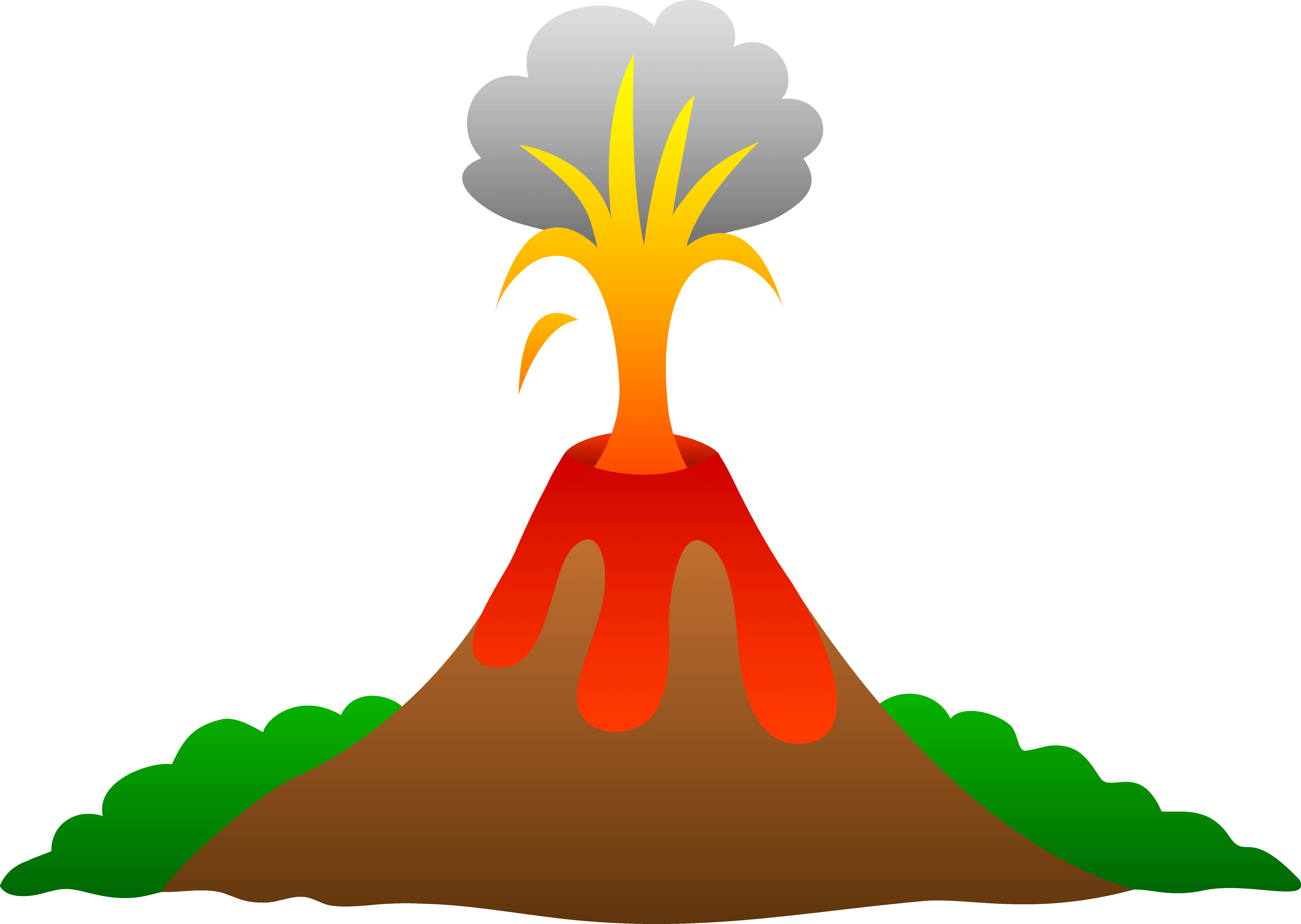 Free Black And White Volcano, Download Free Black And White Volcano png
