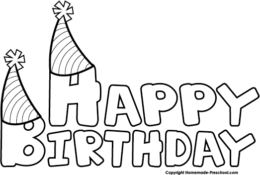 Free Birthday Cliparts Black, Download Free Birthday Cliparts Black png