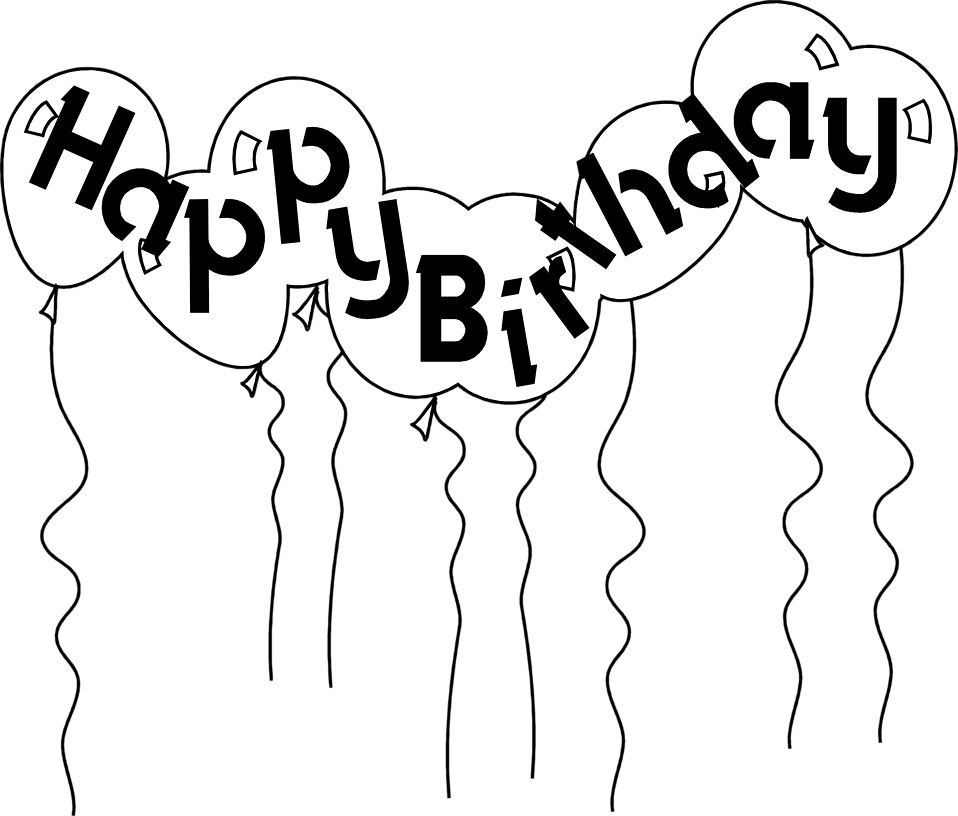 Free Birthday Cliparts Black, Download Free Birthday Cliparts Black png