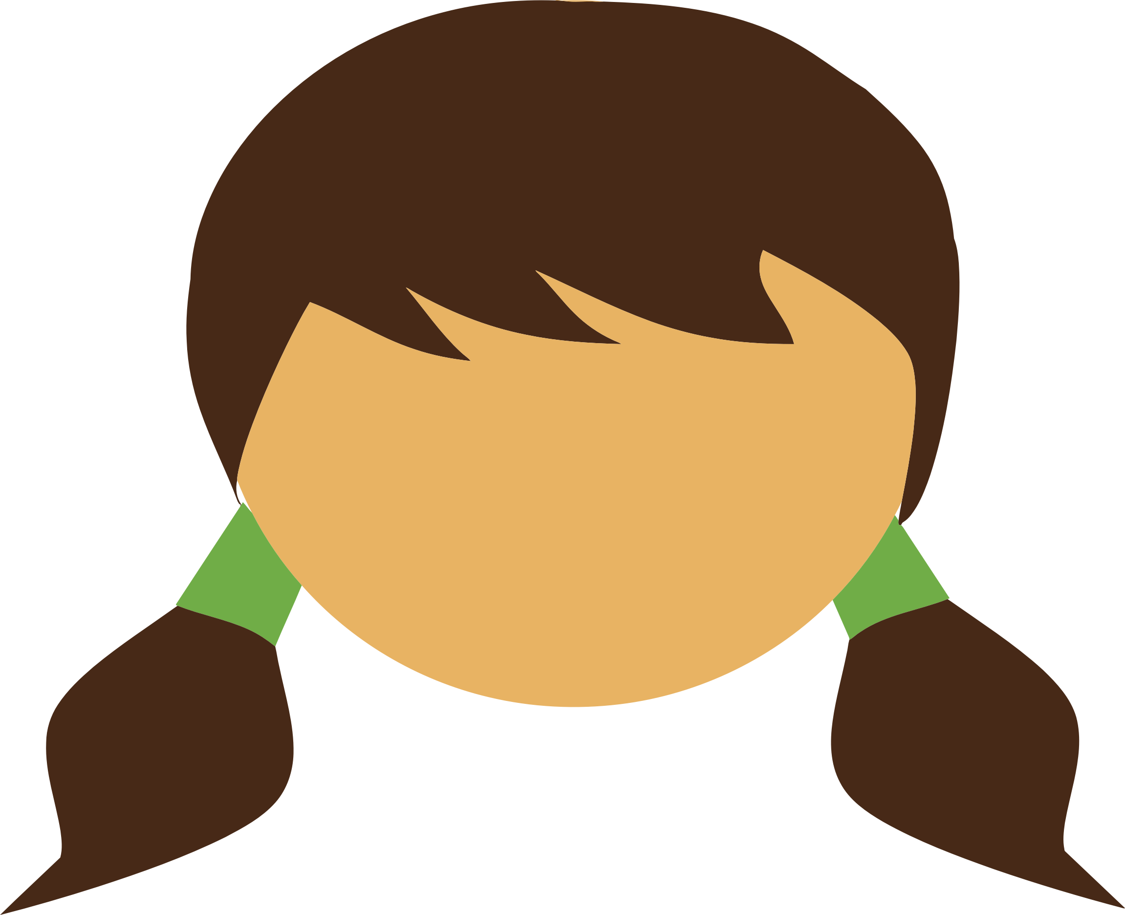 blank face girl clipart Clip Art Library