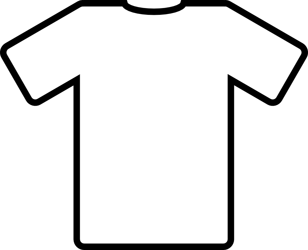 T Shirt Silhouette Svg Clip Art Library
