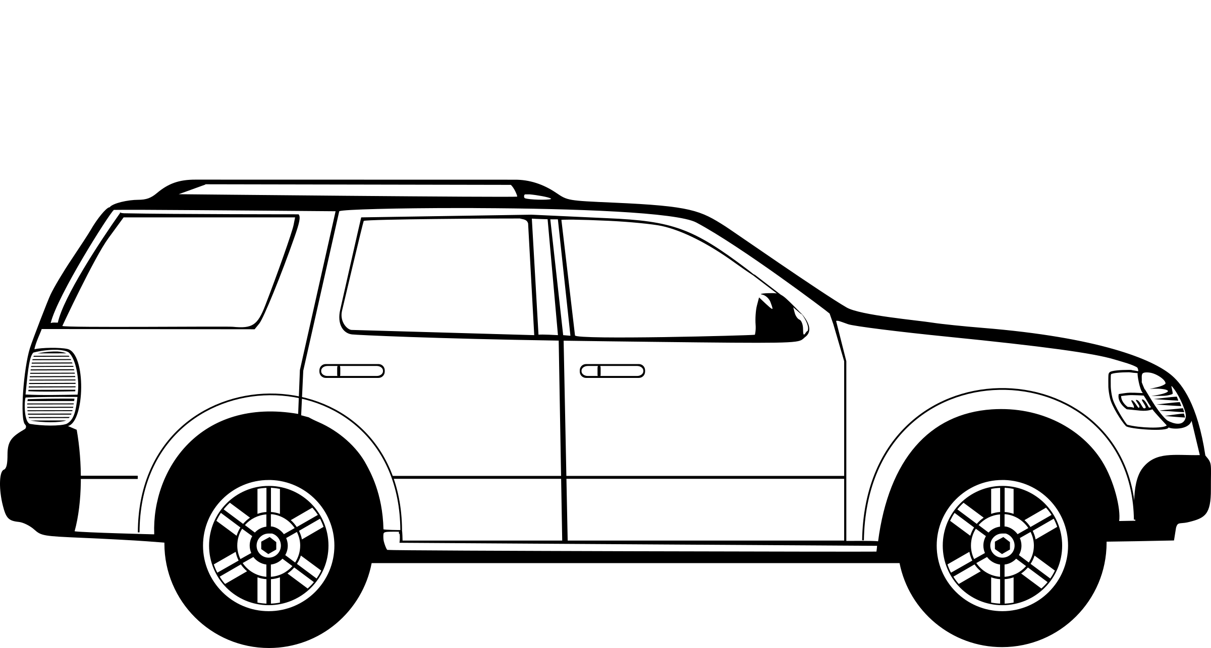 Free Suv Clipart Black And White, Download Free Suv Clipart Black And