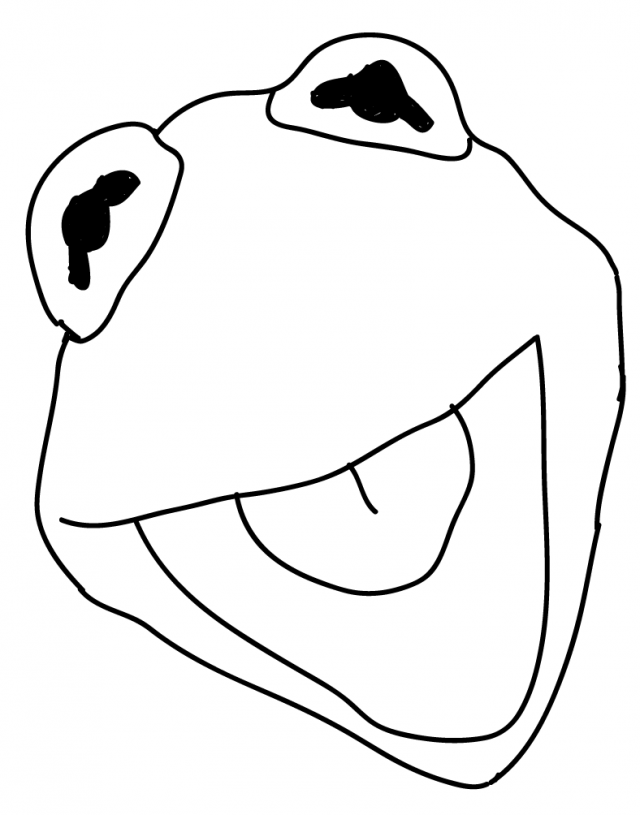 Kermit The Frog Coloring Pages Printable