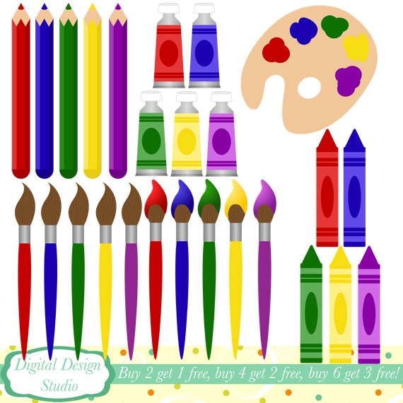 Free Paint Supplies Cliparts, Download Free Paint Supplies Cliparts png