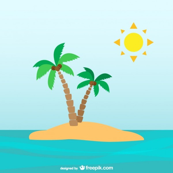 desert island free clipart Clip Art Library