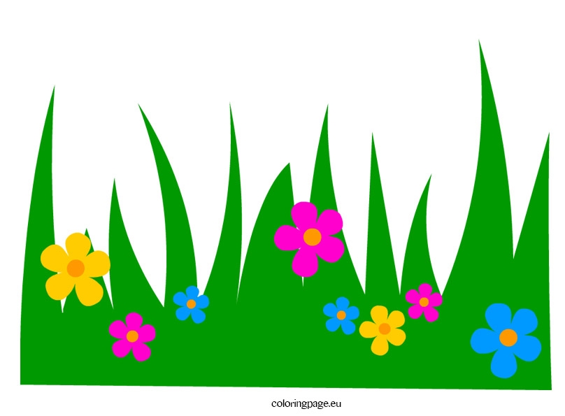 clipart grass and flowers Clip Art Library