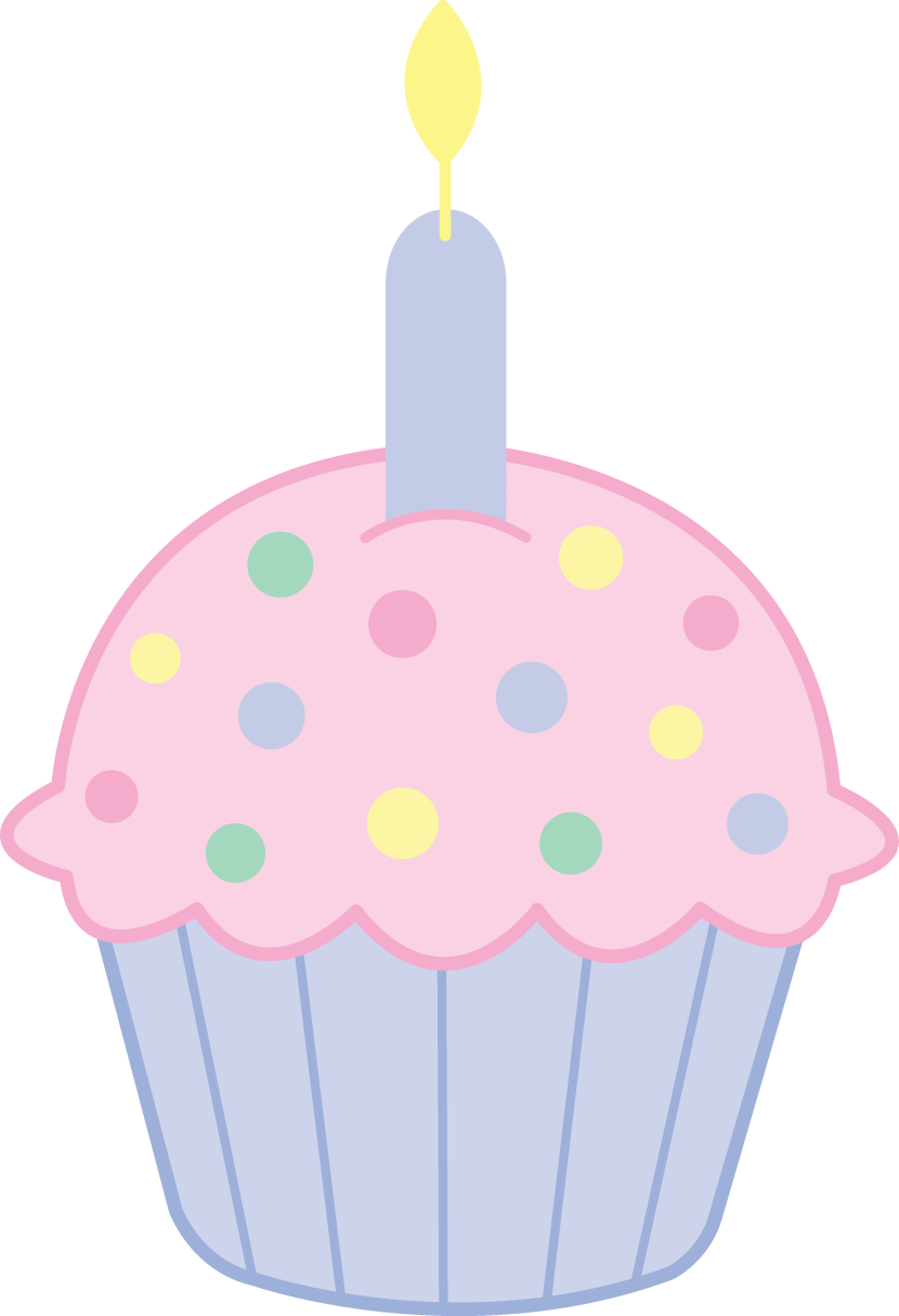 cupcake candle clipart Clip Art Library