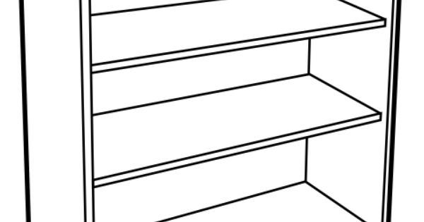 empty shelf clipart black and white Clip Art Library