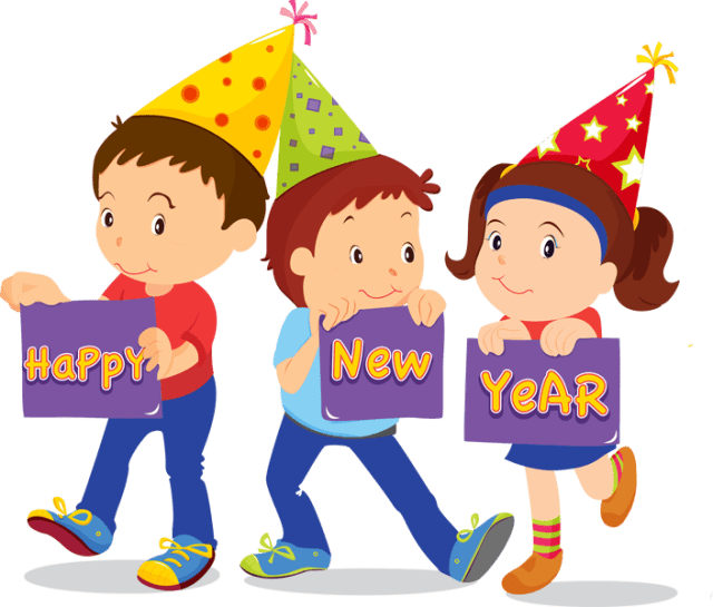 happy new year child Clip Art Library