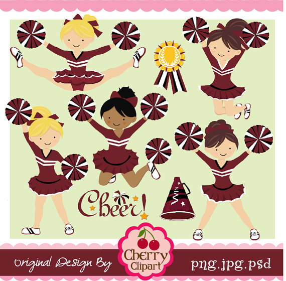 Free Black Cheerleader Cliparts, Download Free Black Cheerleader