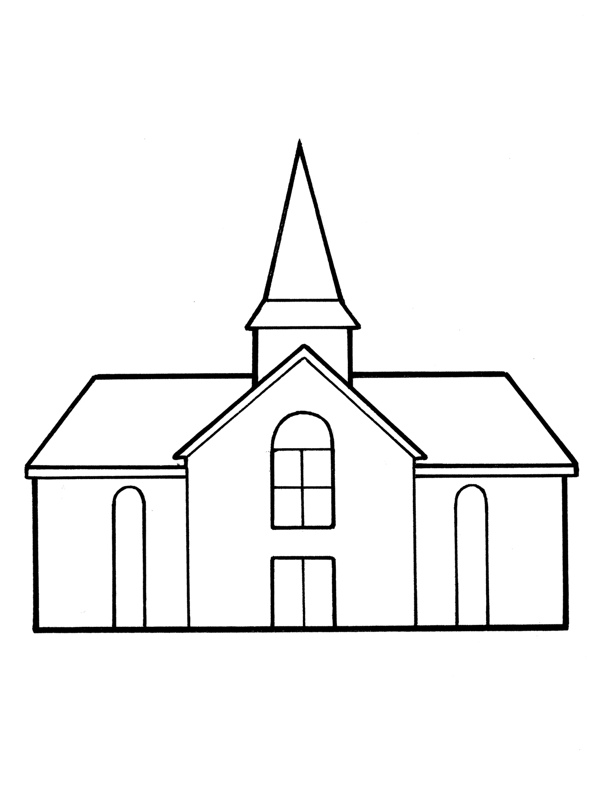 lds church coloring page Clip Art Library