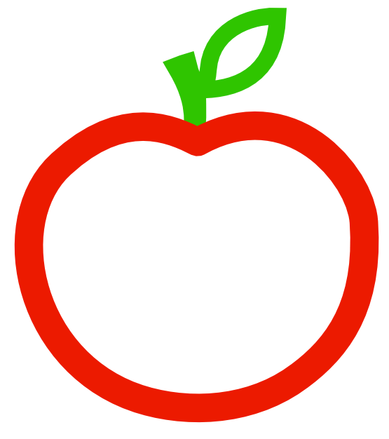 Free White Apple Cliparts, Download Free White Apple Cliparts png