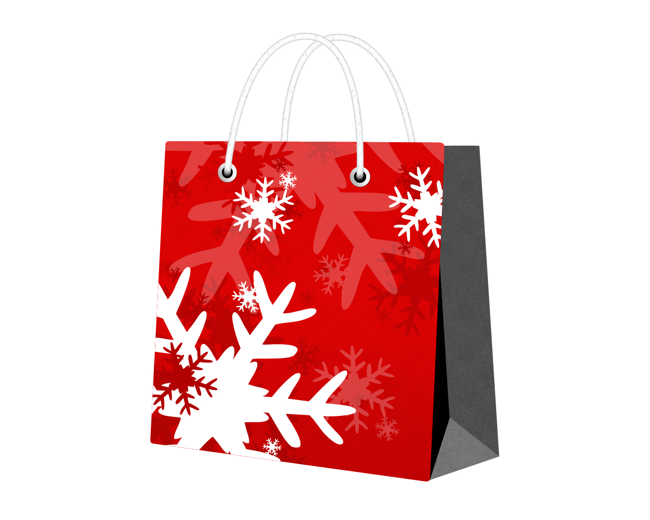 christmas paper gift bag Clip Art Library