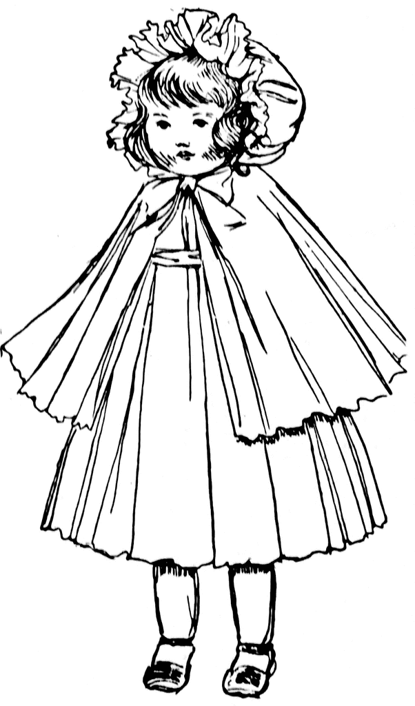 Free Doll Clipart Black And White, Download Free Doll Clipart Black And