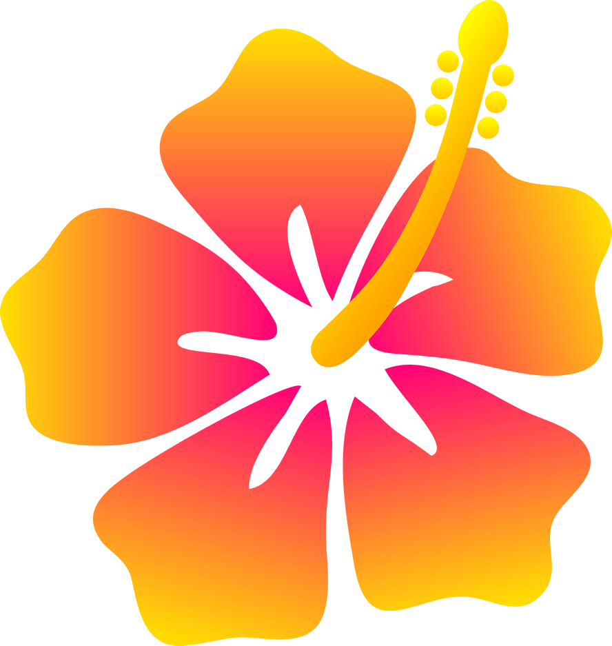 clipart transparent background hawaiian flowers Clip Art Library
