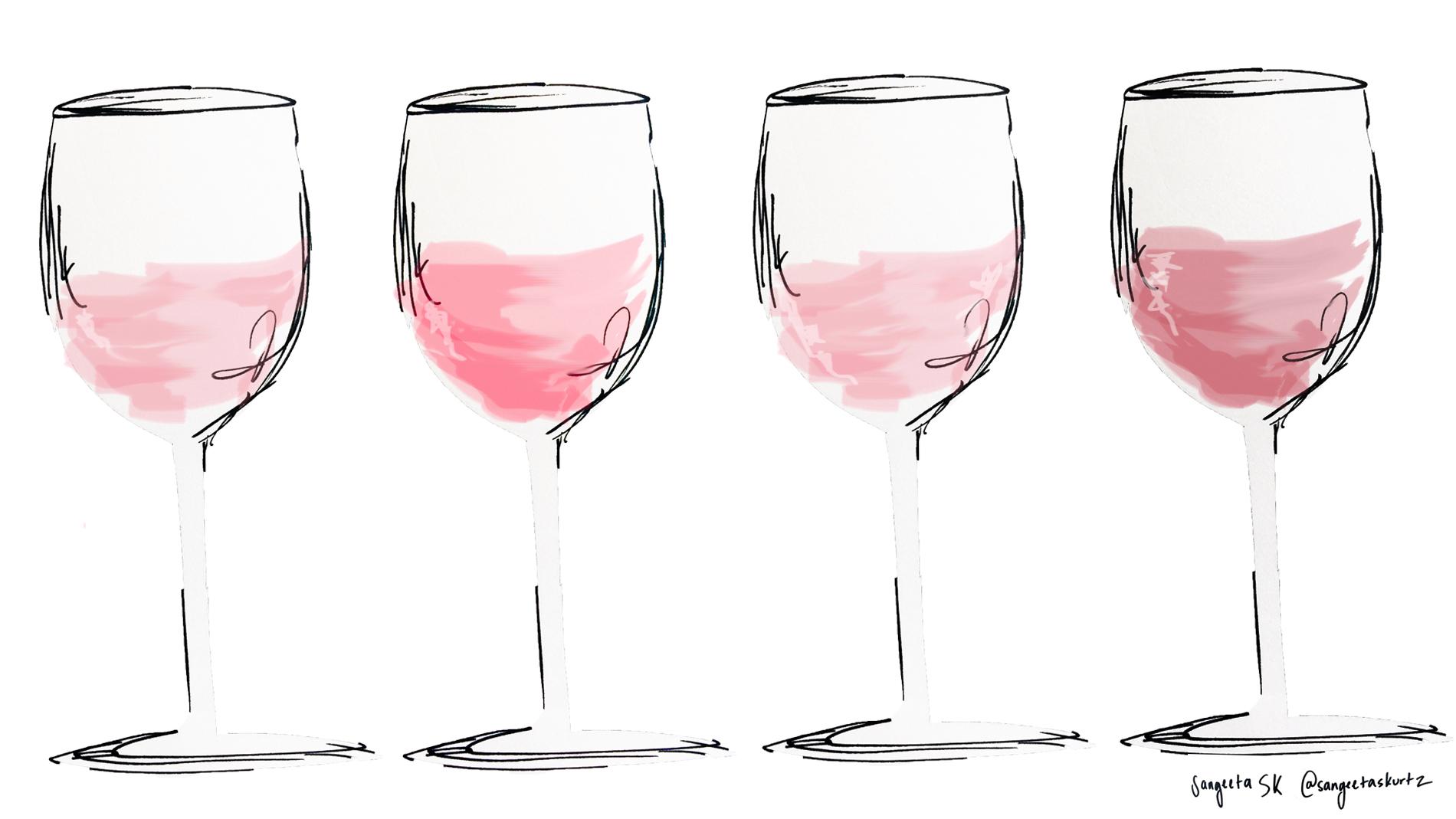 rose wine Clip Art Library