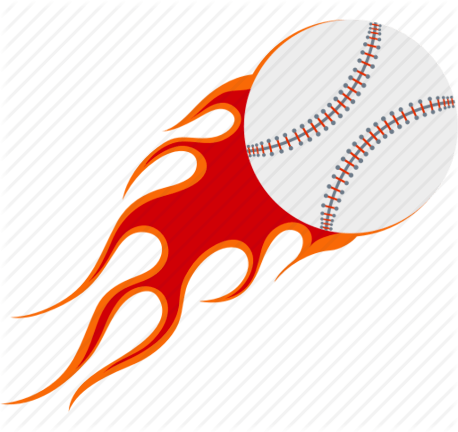 Download High Quality baseball logo fire Transparent PNG Images Art