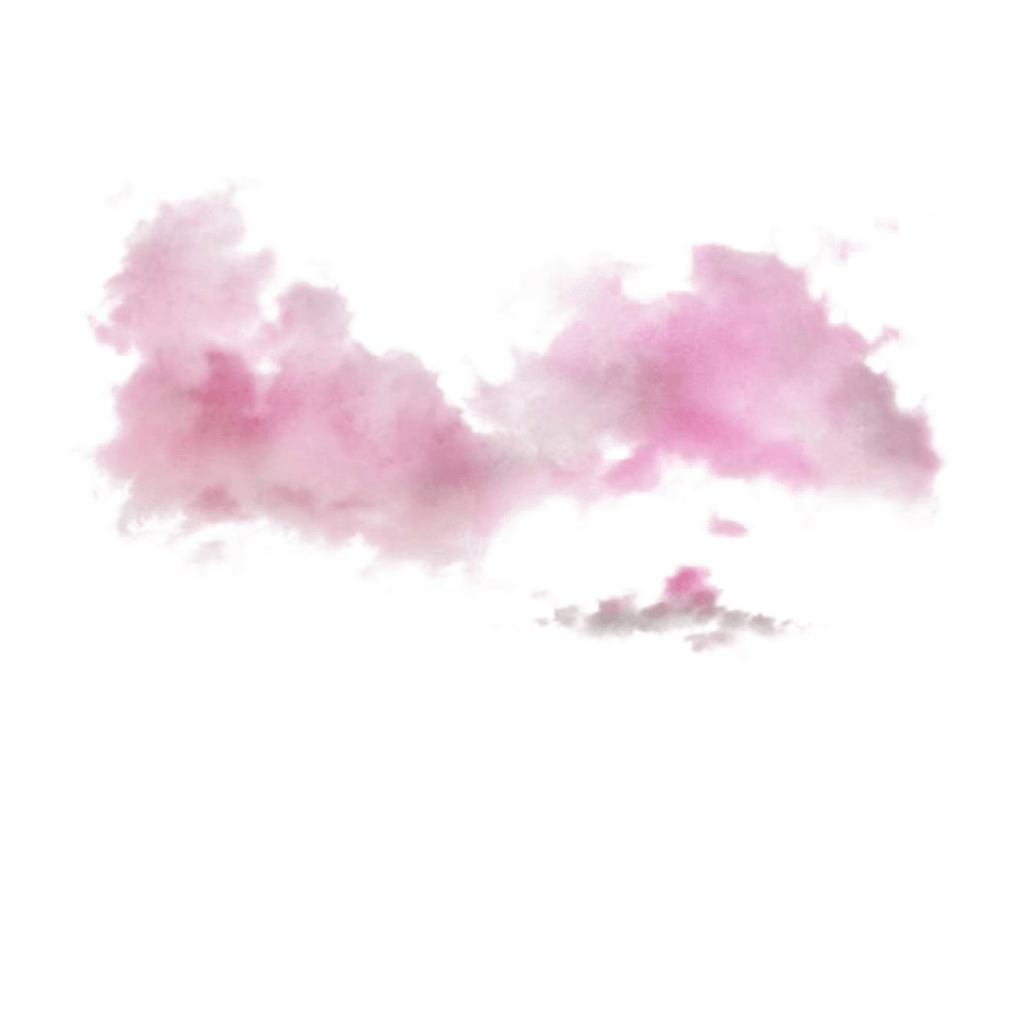 Pink Clouds Transparent Background