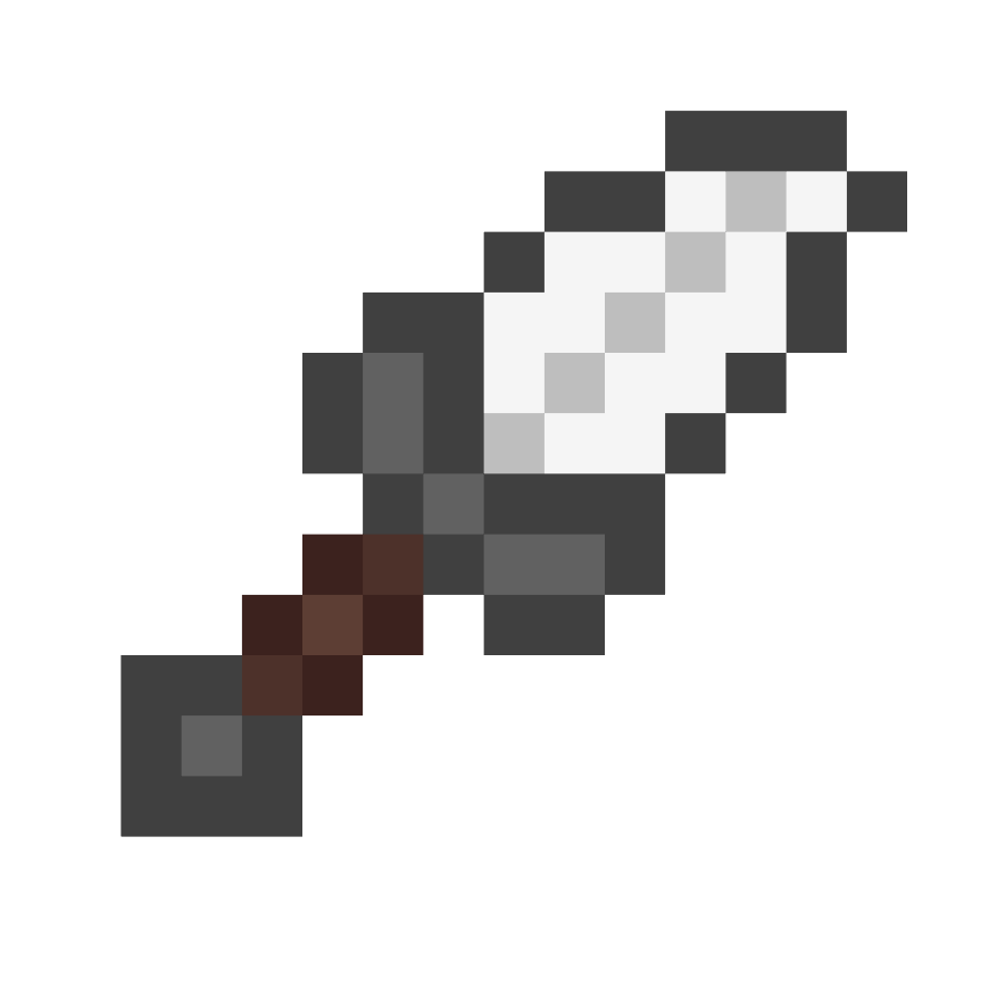 Download High Quality knife transparent minecraft Transparent PNG