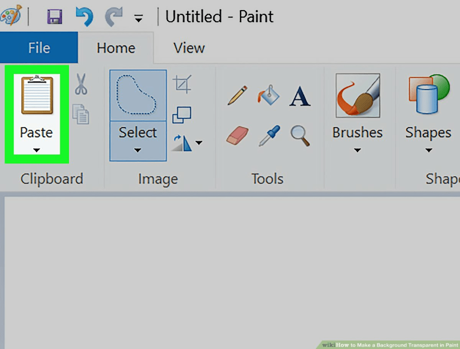Download High Quality how to make a transparent background in paint selection Transparent PNG