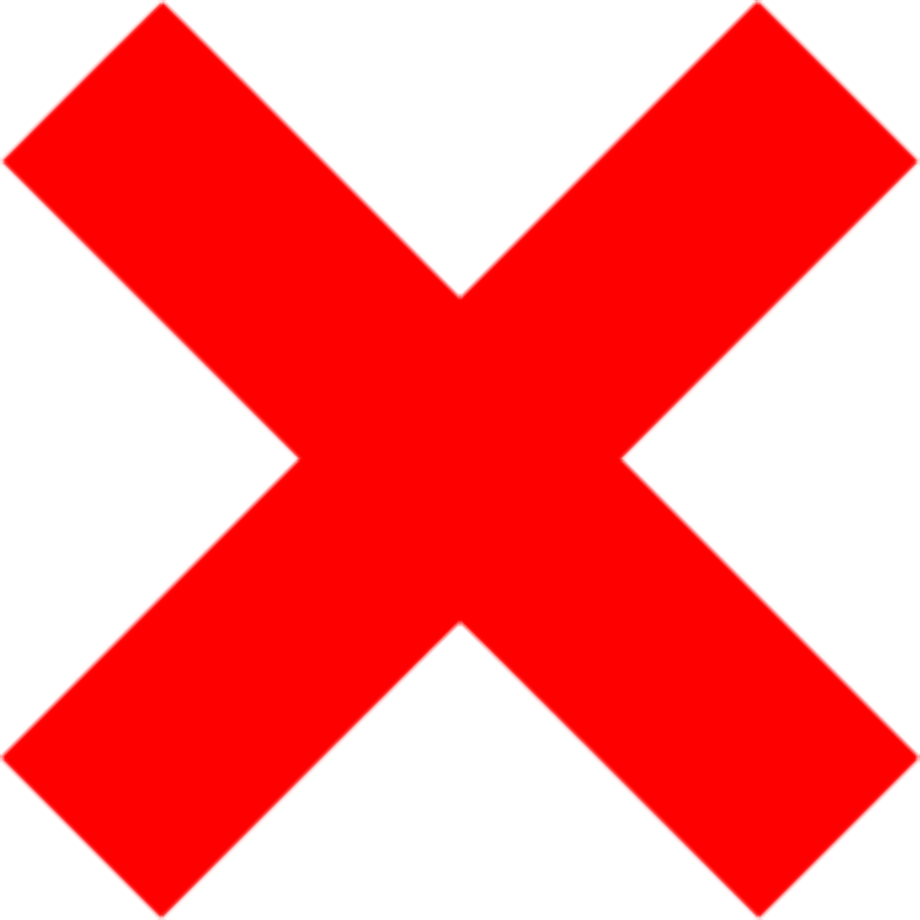 Download High Quality transparent x mark Transparent PNG Images Art