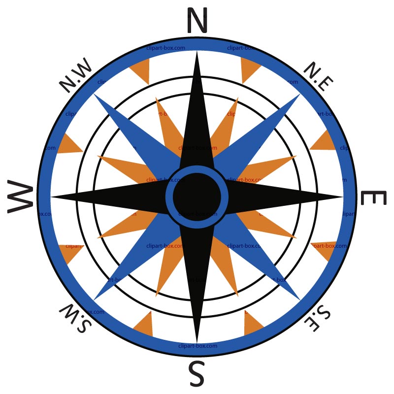 Compass clipart 2 Clipartix