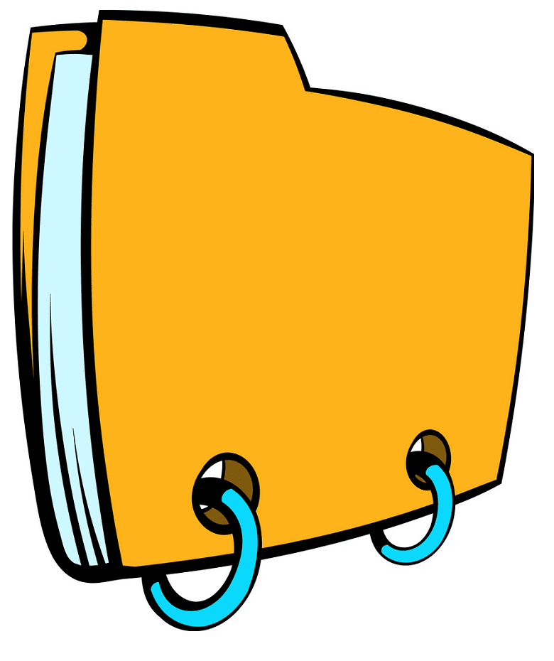Yellow Folder clipart for kid ClipartLib