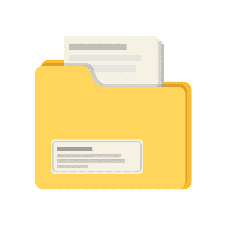 Yellow Folder clipart images ClipartLib