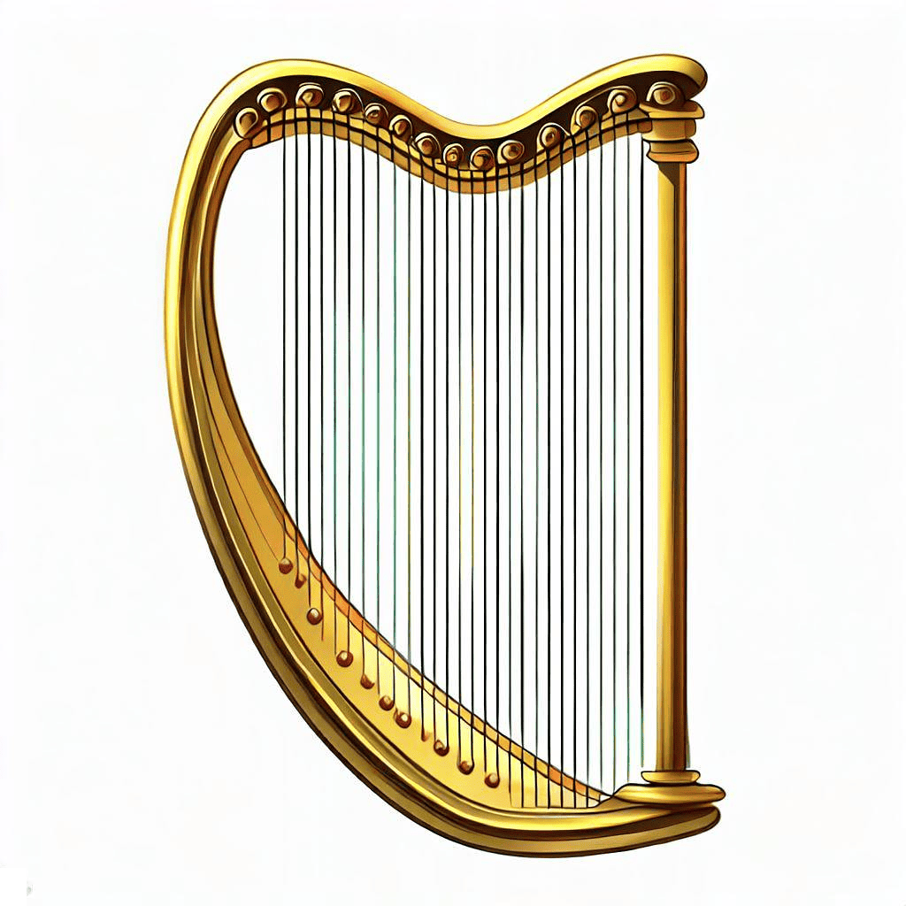 Harp Png Clipart ClipartLib