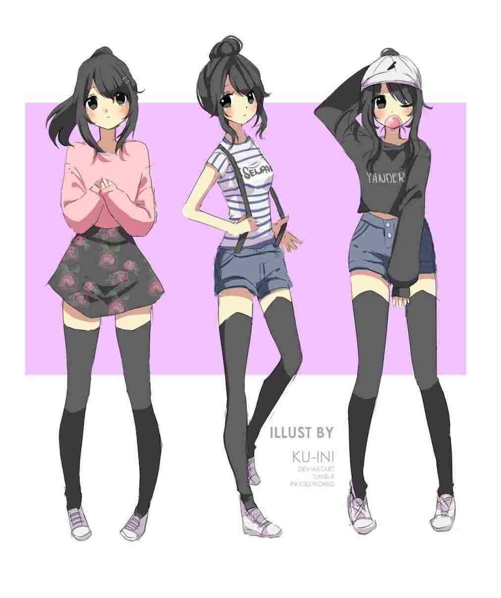 Anime Clothes Drawing Free download on ClipArtMag