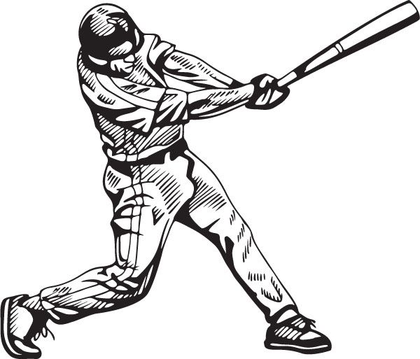 Baseball Pitcher Drawing Free download on ClipArtMag